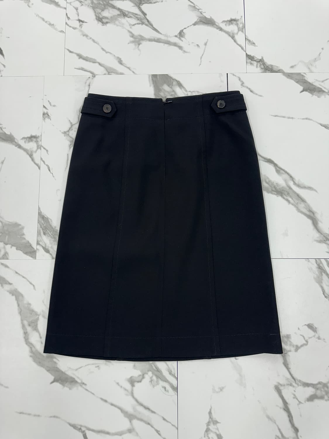 지방시 블랙 미디 스커트 상품이미지2