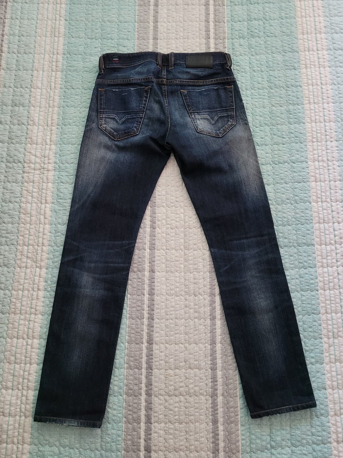 디젤 Diesel 신형탭 토머 데미지리페어 스판슬림스키니 28사이즈 상품이미지8