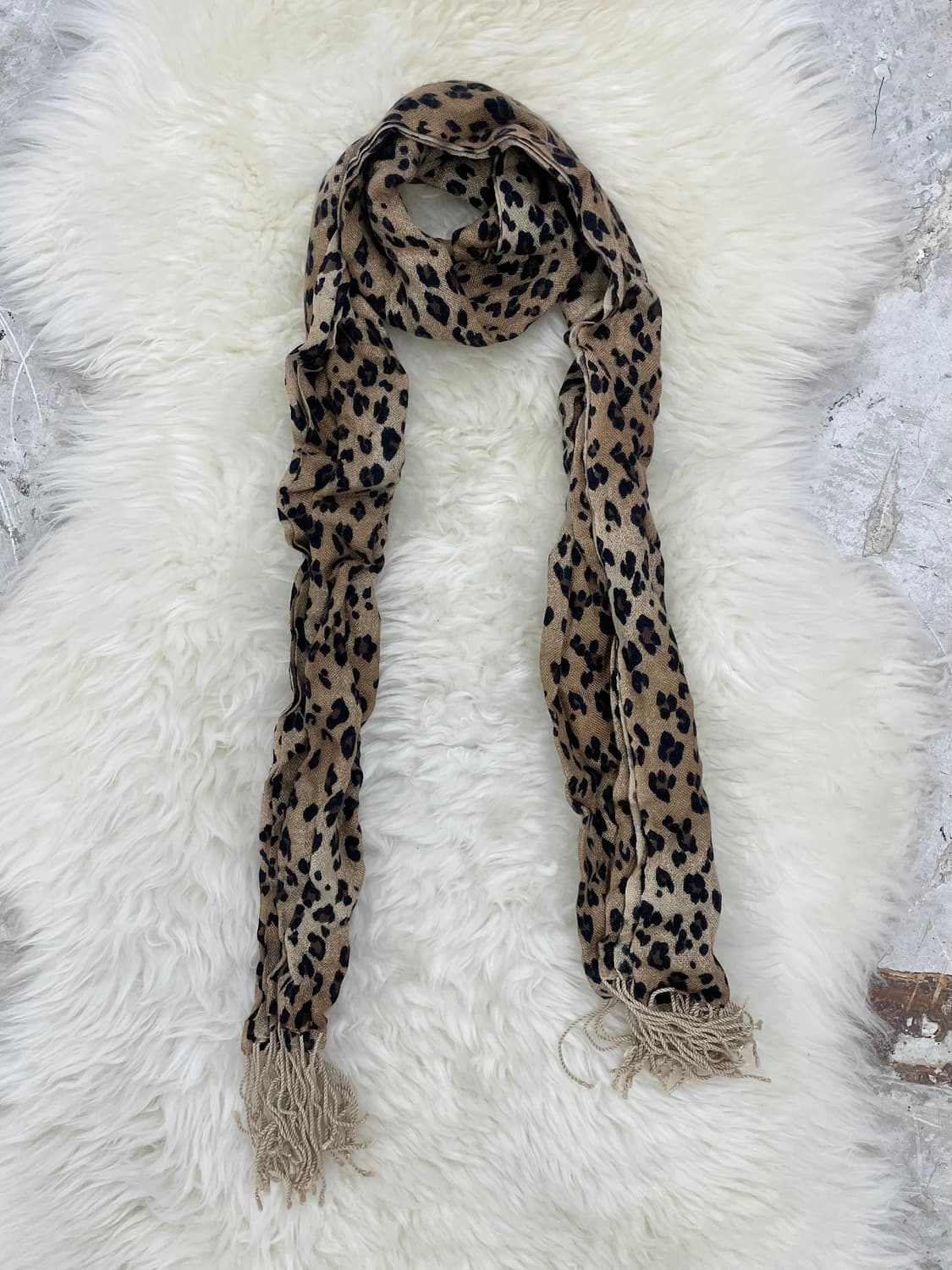 갸루 레오파드 머플러  상품이미지4