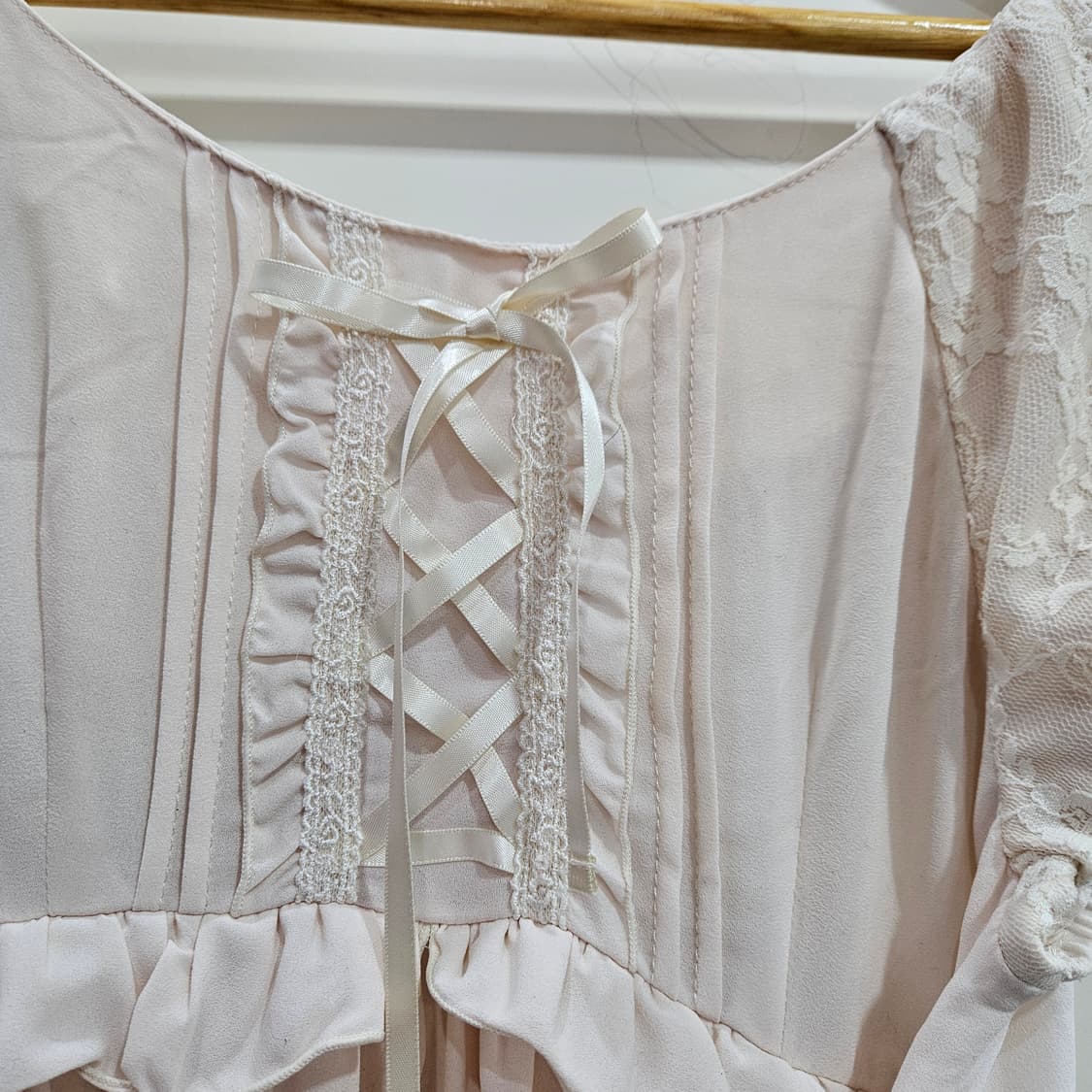 엑시즈팜(Axes femme) 레이스 리본 원피스 상품이미지7