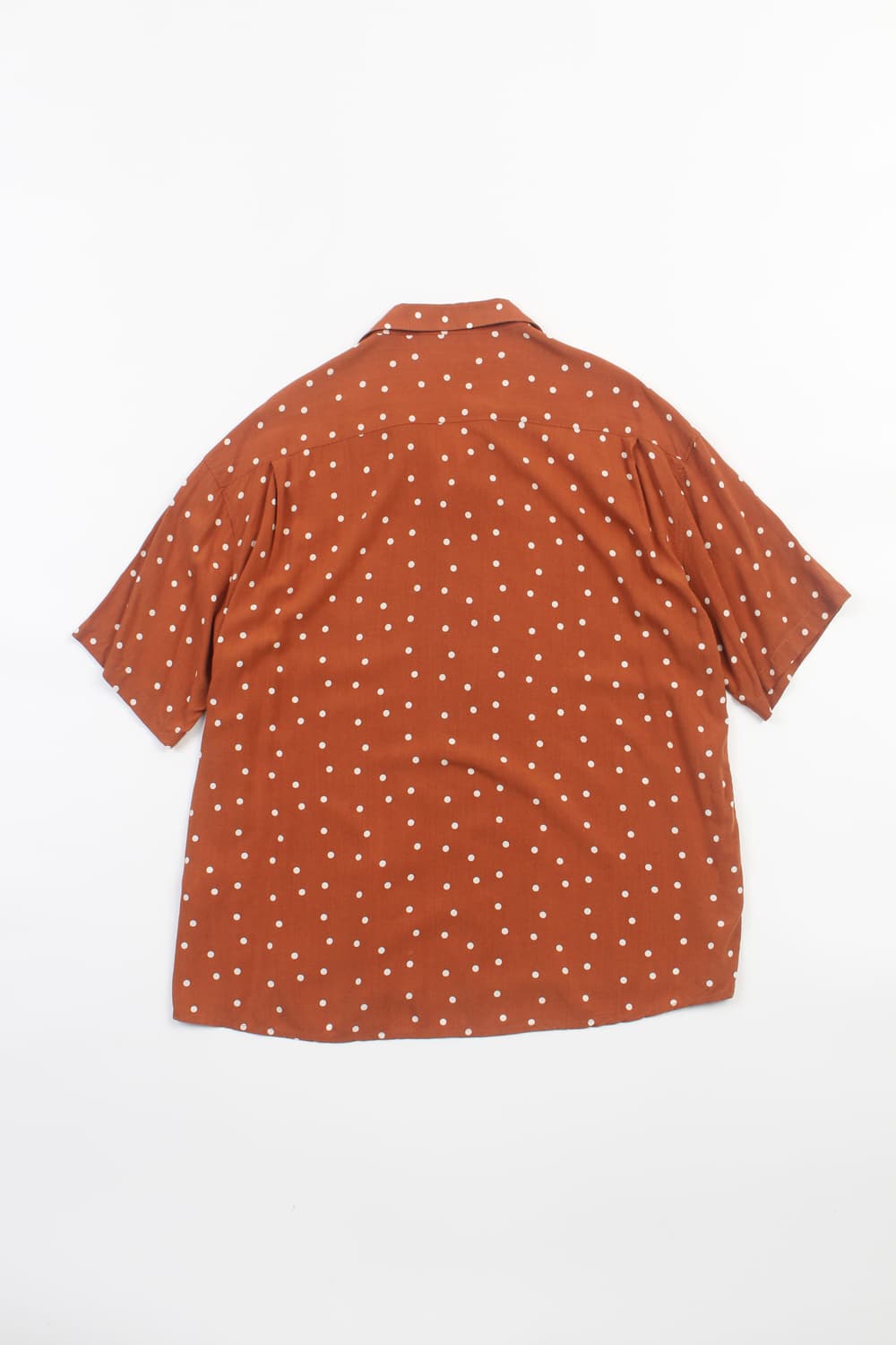 SENSE OF PLACE Dot Rayon Open Collar Shi 상품이미지5