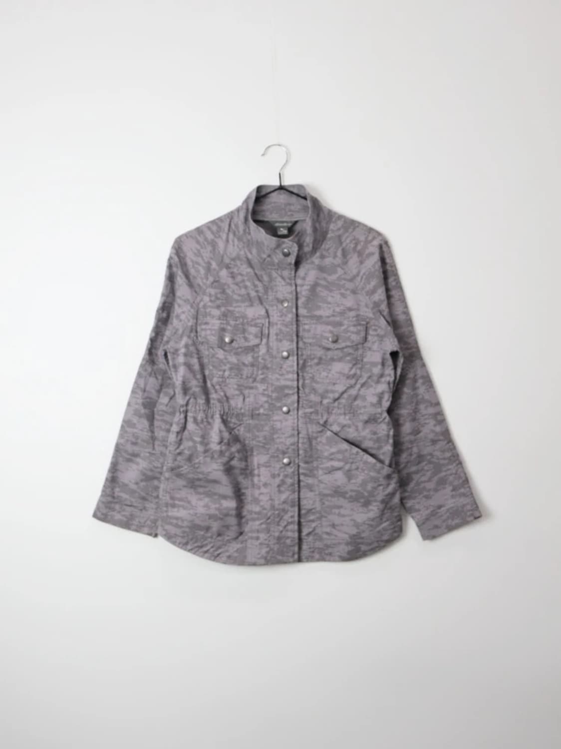 Eddie Bauer Grey Pattern Shirt Jacket 상품이미지5