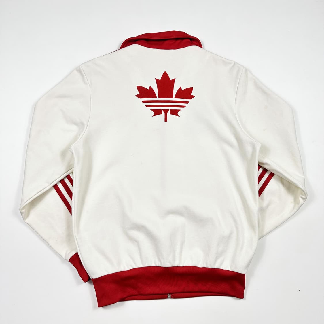 아디다스 구형 캐나다 져지 화이트 레드 S 상품이미지4