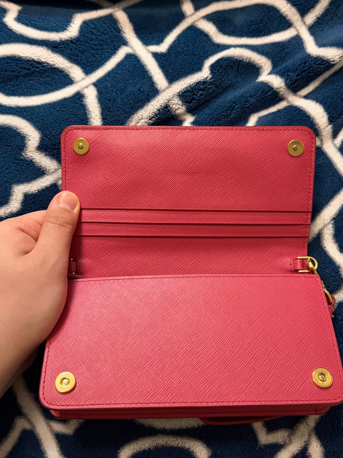 프라다 사피아노 체인 미니백&지갑 상품이미지5