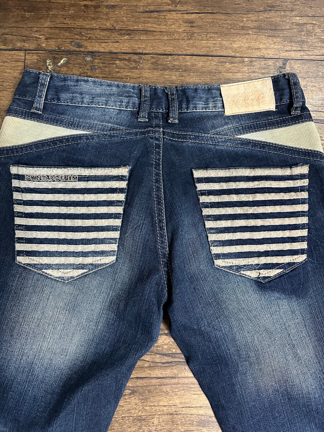 DKNO9DENIM 데님 청바지 스트라이프 포인트 30 상품이미지1