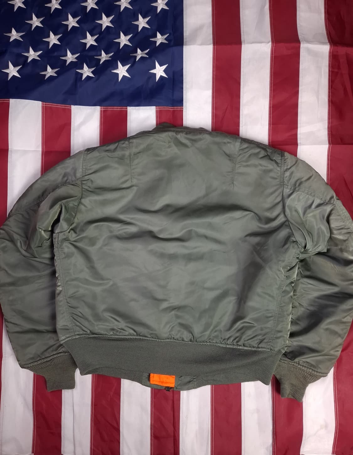 오리지날 68's 미공군 지급용 울파일 알파사 MA-1 항공자켓 상품이미지9