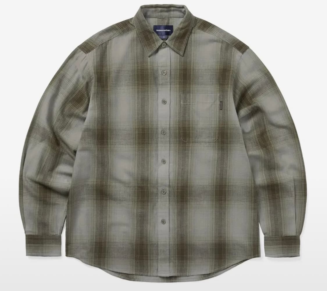 (교환) 디스이즈네버댓 Nep Shadow Check Shirt 셔츠 상품이미지1