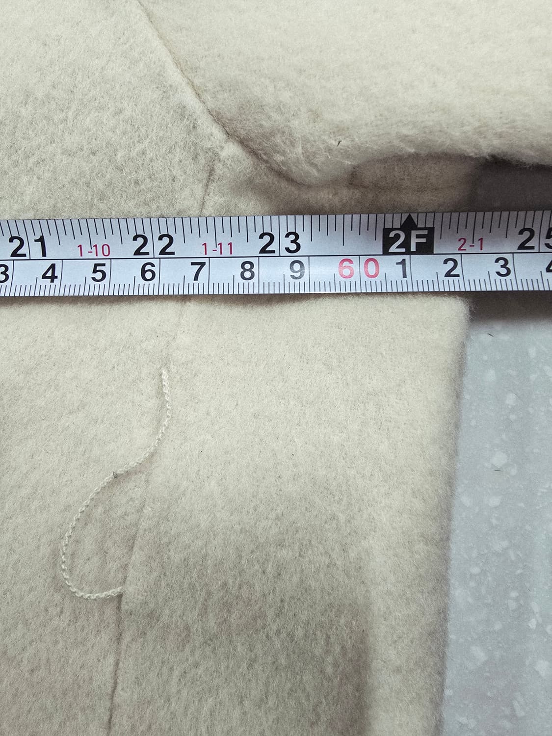 ANGELO 아이보리 핸드메이드 코트 자켓 상품이미지7