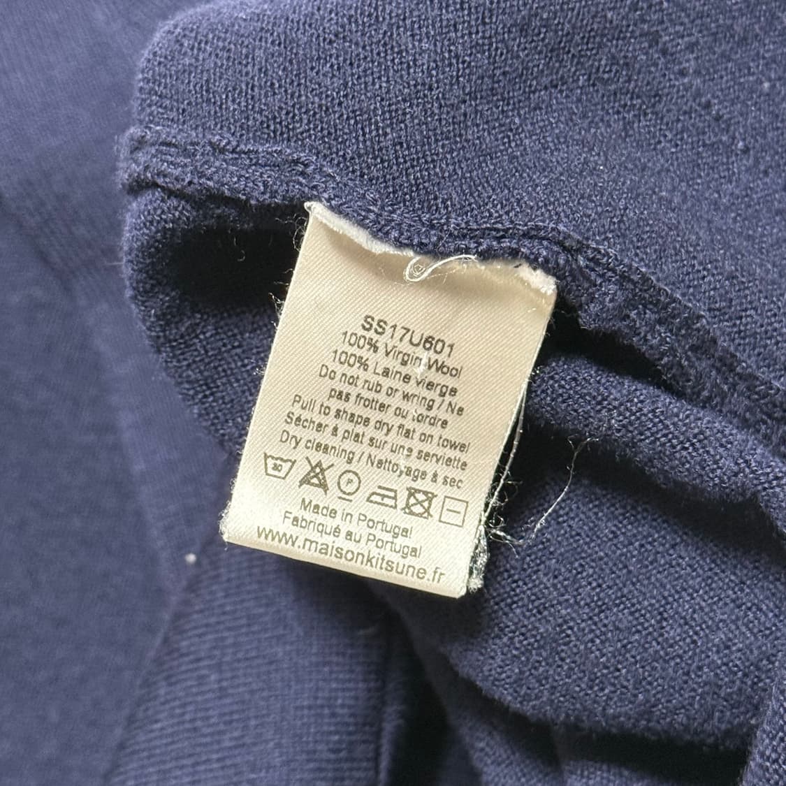 L 메종키츠네 프랑스 여우로고 가디건  상품이미지5