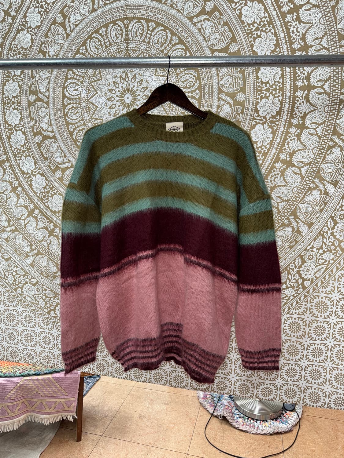 빈티지 스트라이프 울 니트 상품이미지3