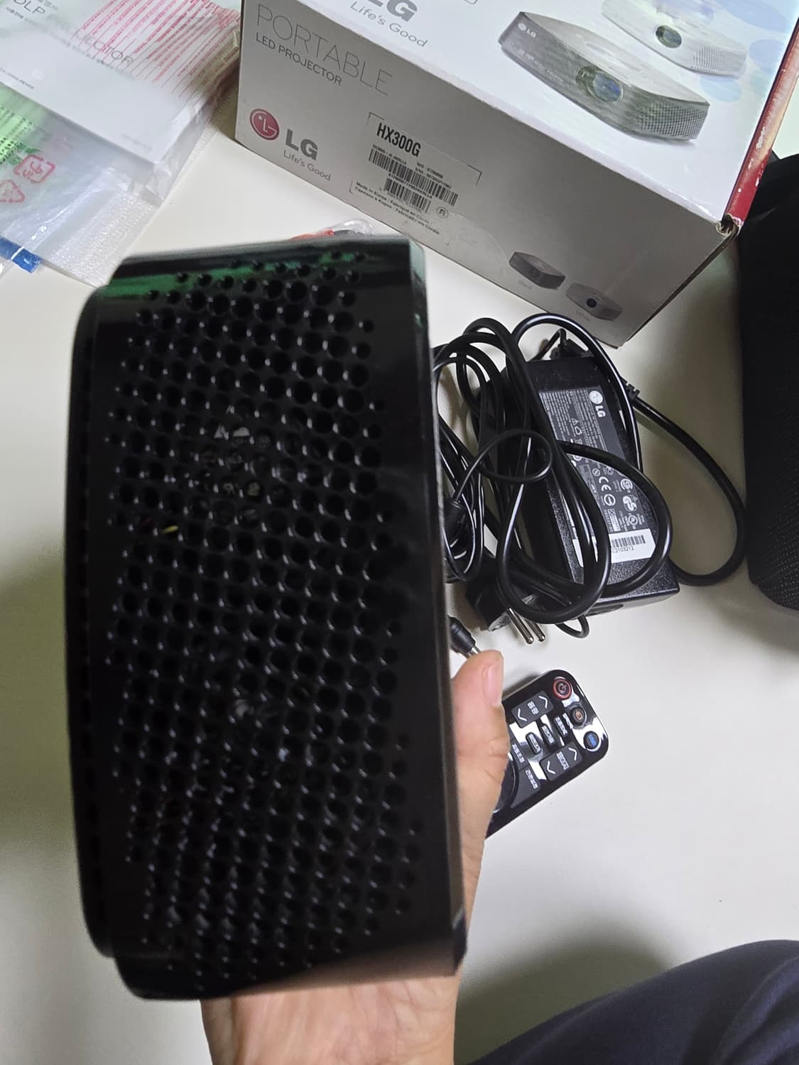 LG 미니빔 프로젝터 HX300G 풀세트 (거의 새상품급) 상품이미지8