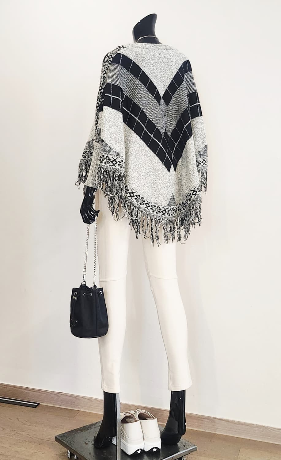 판쵸 니트 가디건  상품이미지5