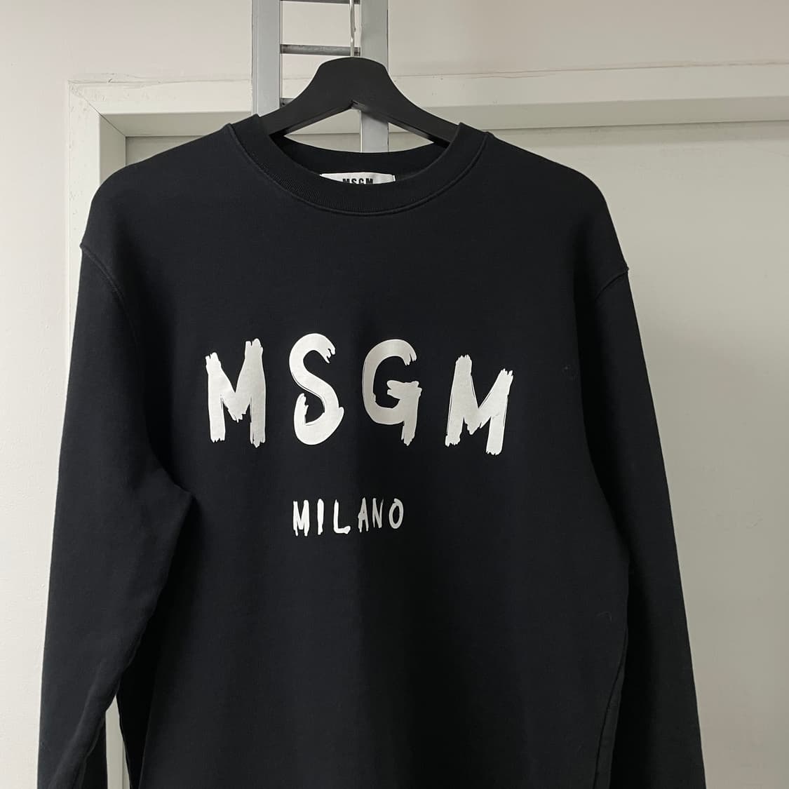 MSGM 블랙 맨투맨 XL 상품이미지2