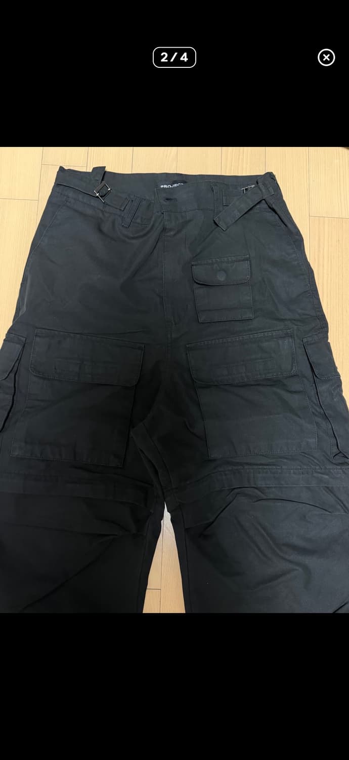 프로젝트 G/R 컨버터블 택티컬 팬츠 블랙/1 상품이미지4