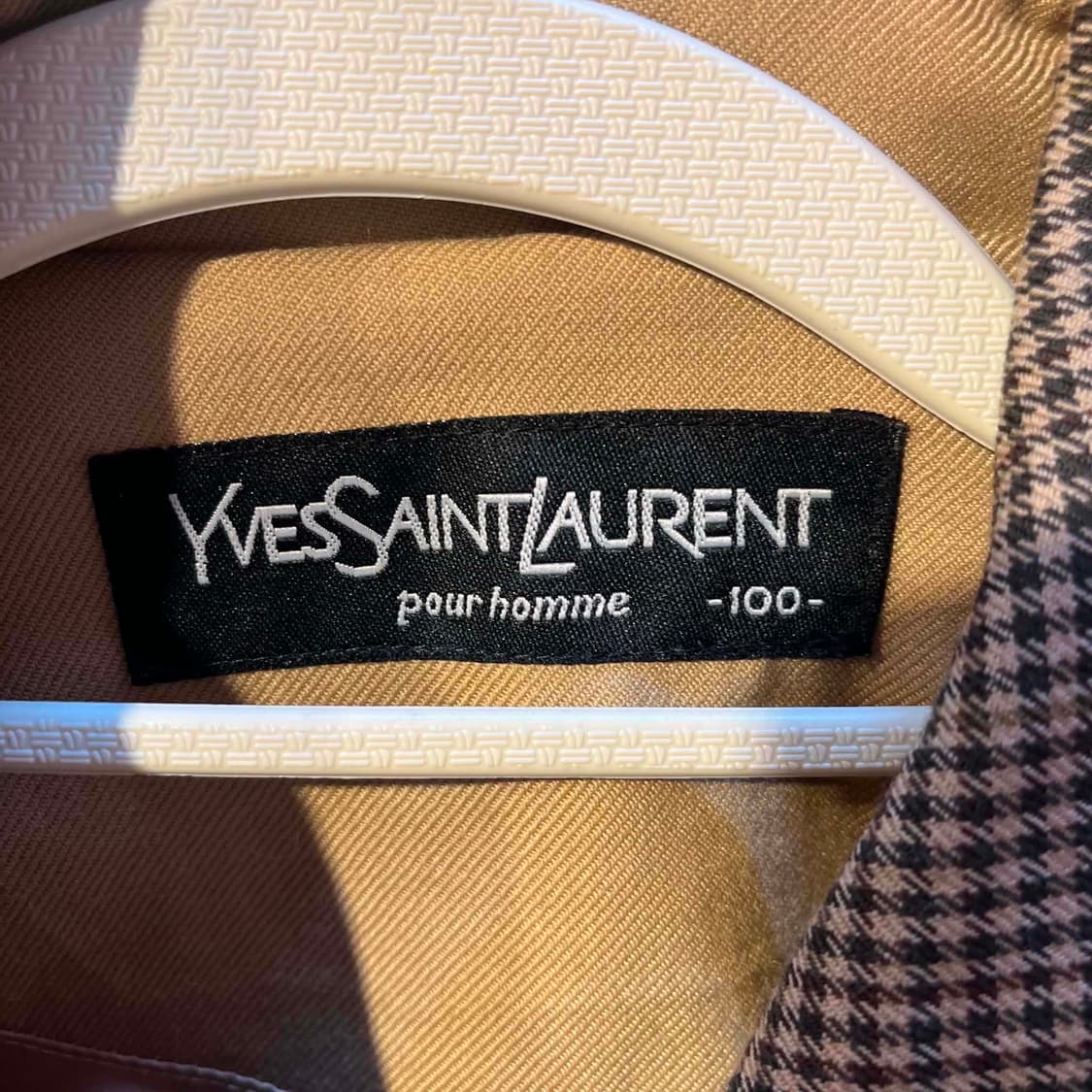 입생로랑 YSL 심볼 리메이크 크롭 블루종 집업 자켓 상품이미지4