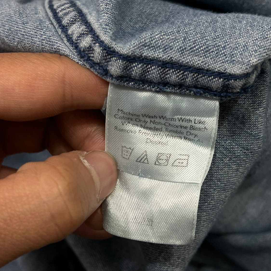  에디바우어 데님 하프 셔츠 y16240 상품이미지7