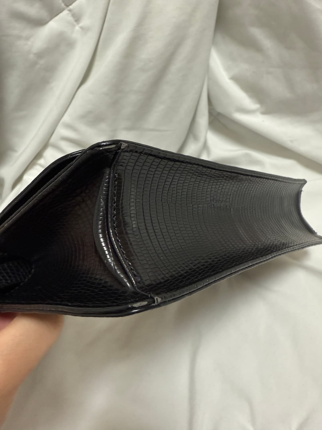 파인드카푸어 패티백26 리자드블랙 상품이미지4