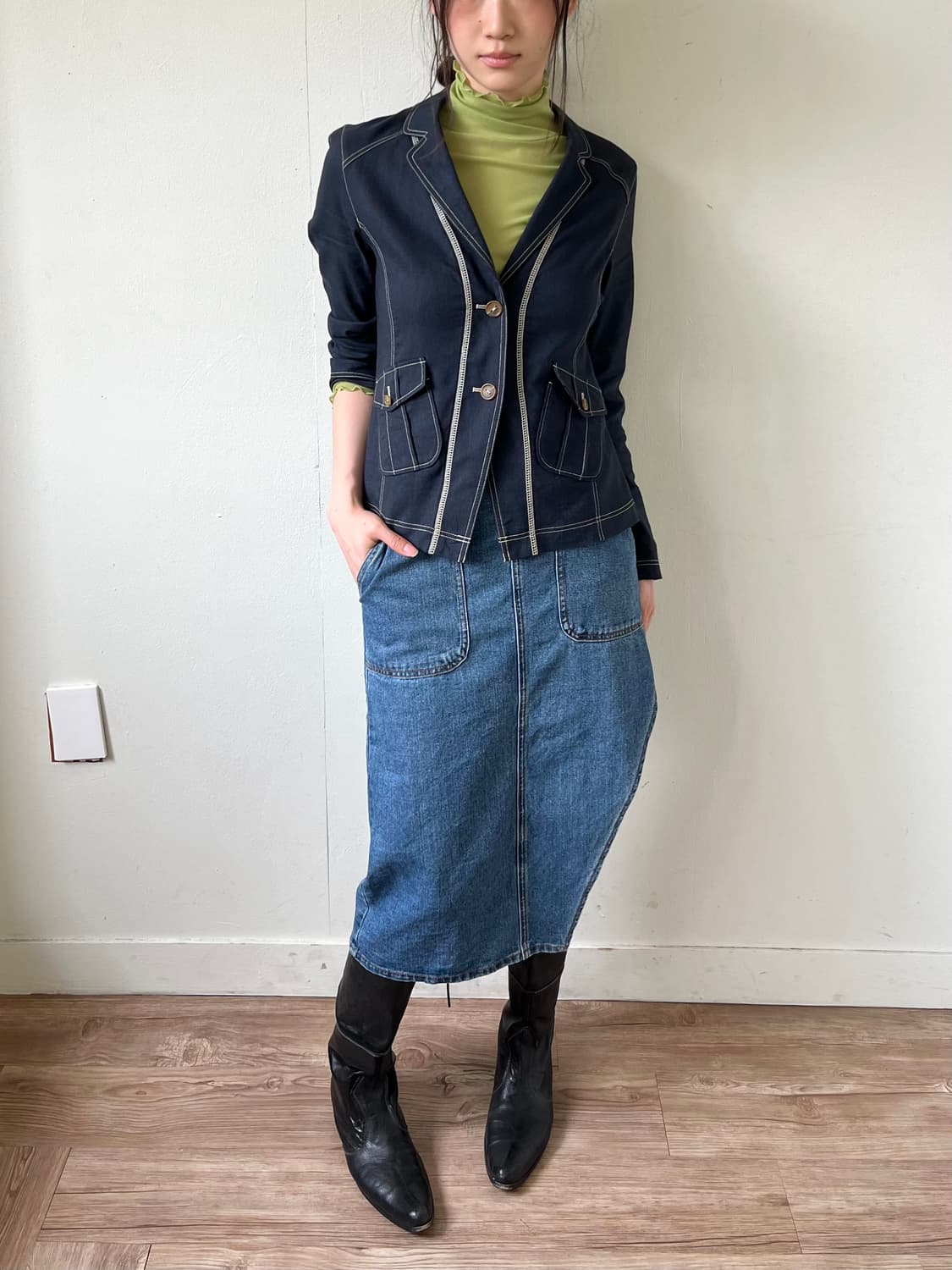 HIROKO BIS 린넨 자켓 상품이미지7