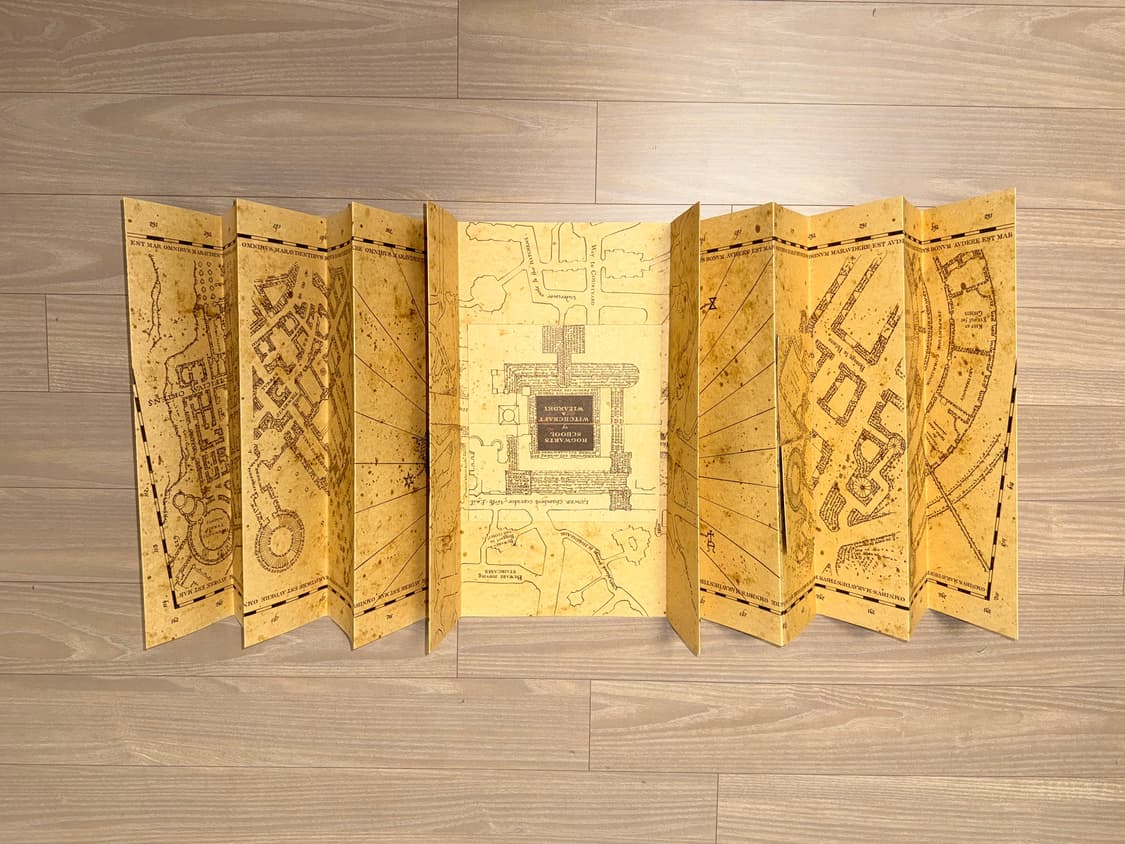 유니버셜 스튜디오 해리포터 마루더즈 맵 호그와트 지도 상품이미지3