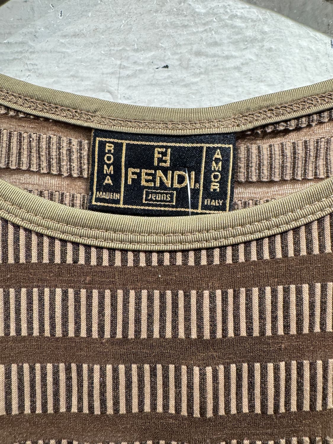 Fendi brown short sleeve t-shirt 상품이미지3