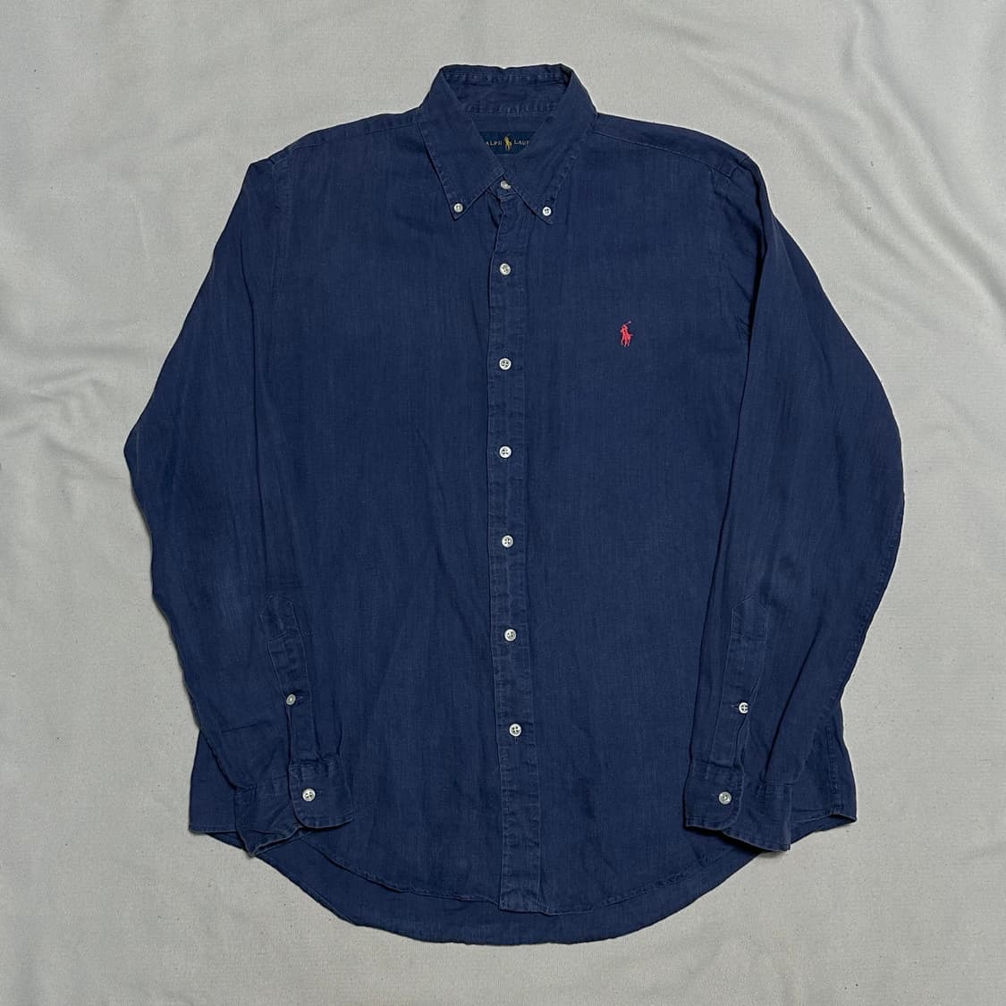 M 폴로랄프로렌 린넨 네이비 셔츠 상품이미지2