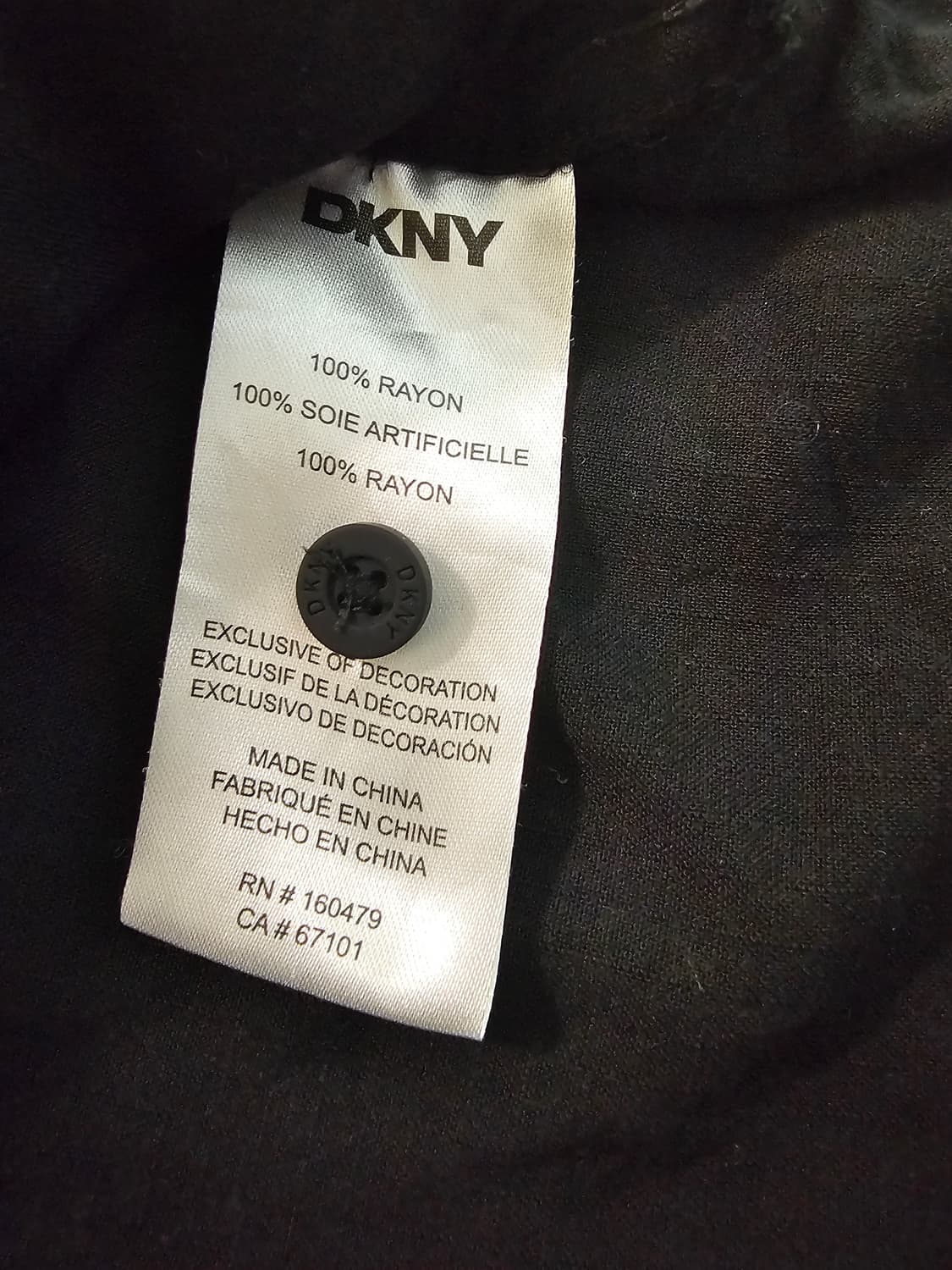 Dkny 블랙 반팔 셔츠 M 사이즈 상품이미지5