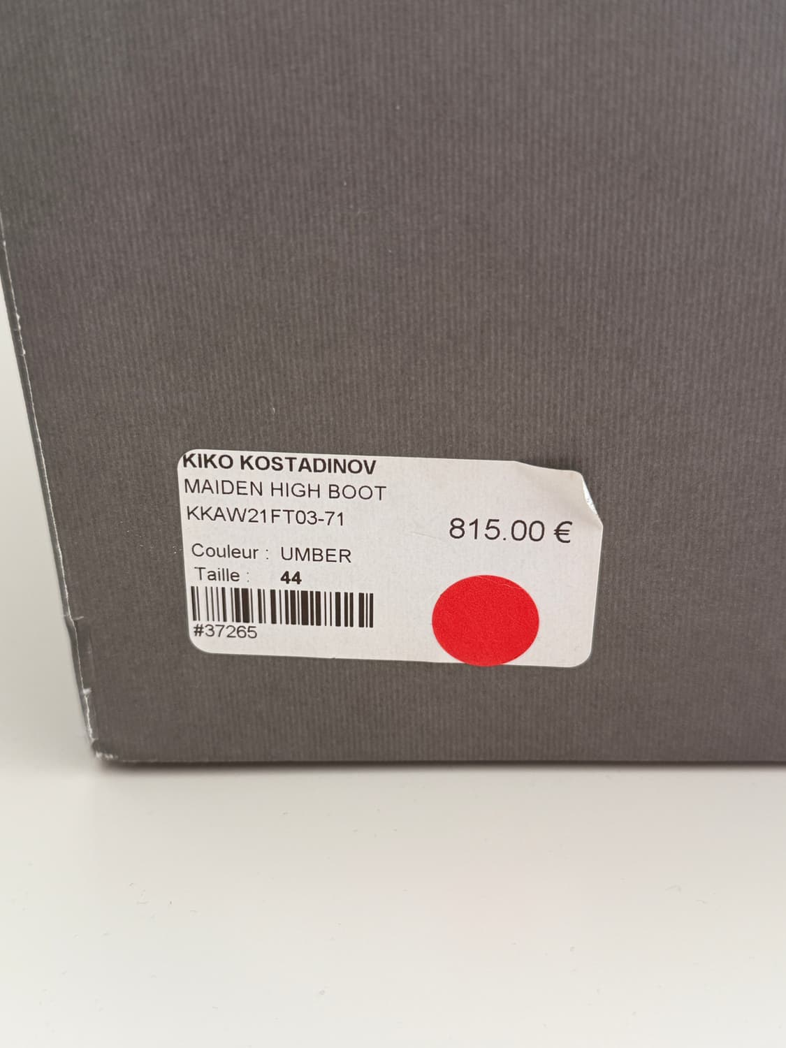 키코코스타디노브 메이든 하이 부츠 44사이즈 상품이미지5