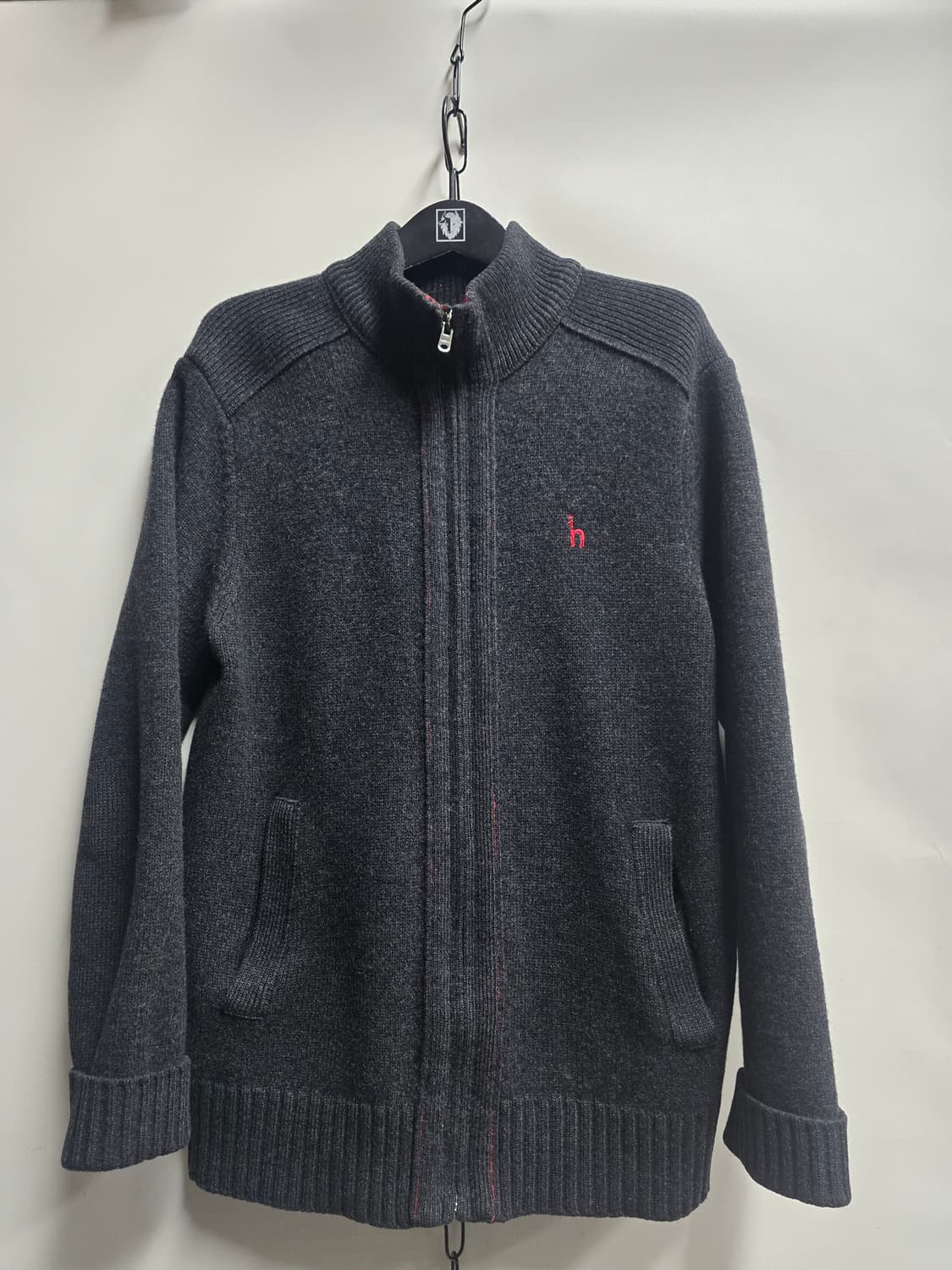 헤지스 울 집업가디건 95 상품이미지1