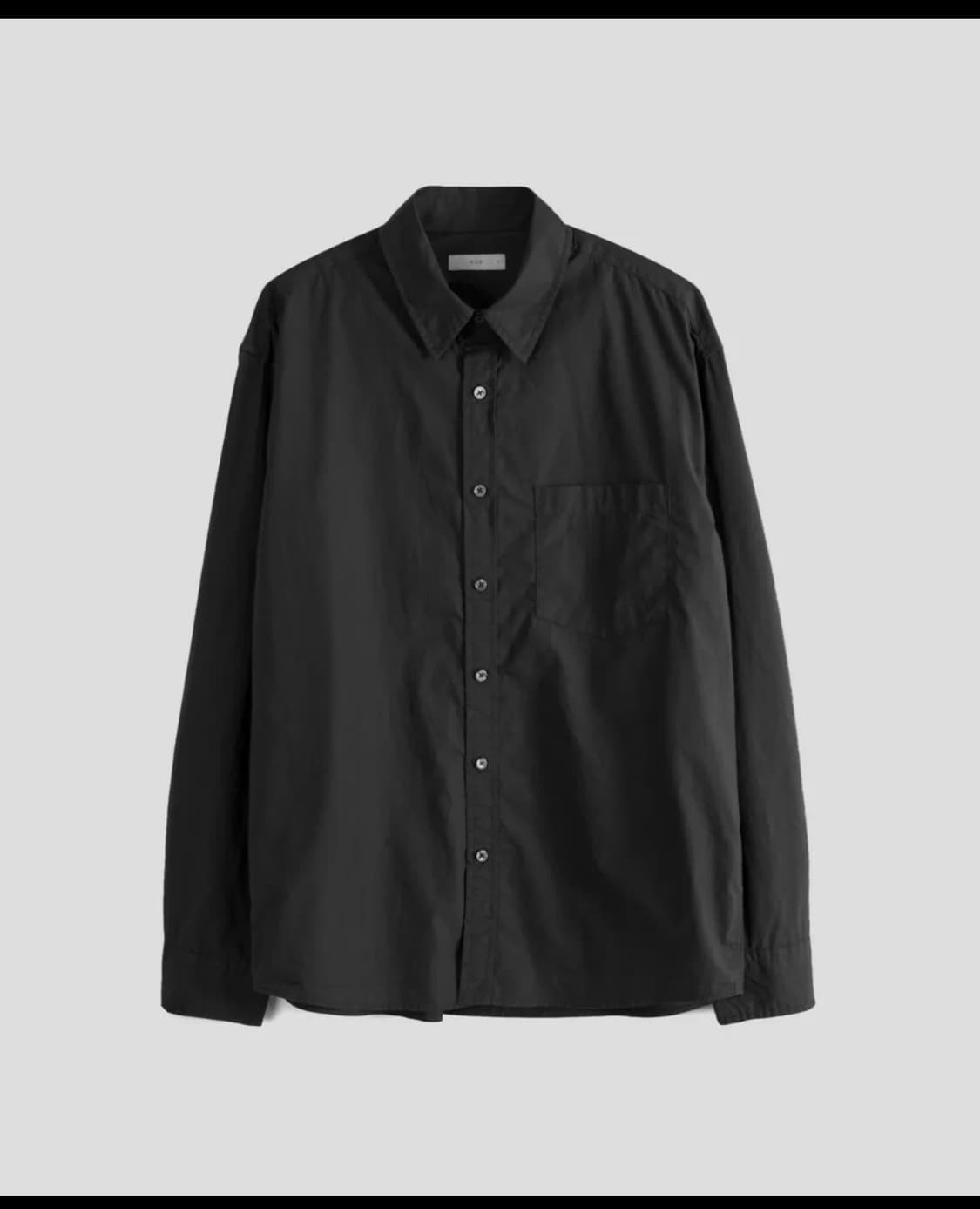 애습 스테디 셔츠 60수 - 딥차콜 M 상품이미지1