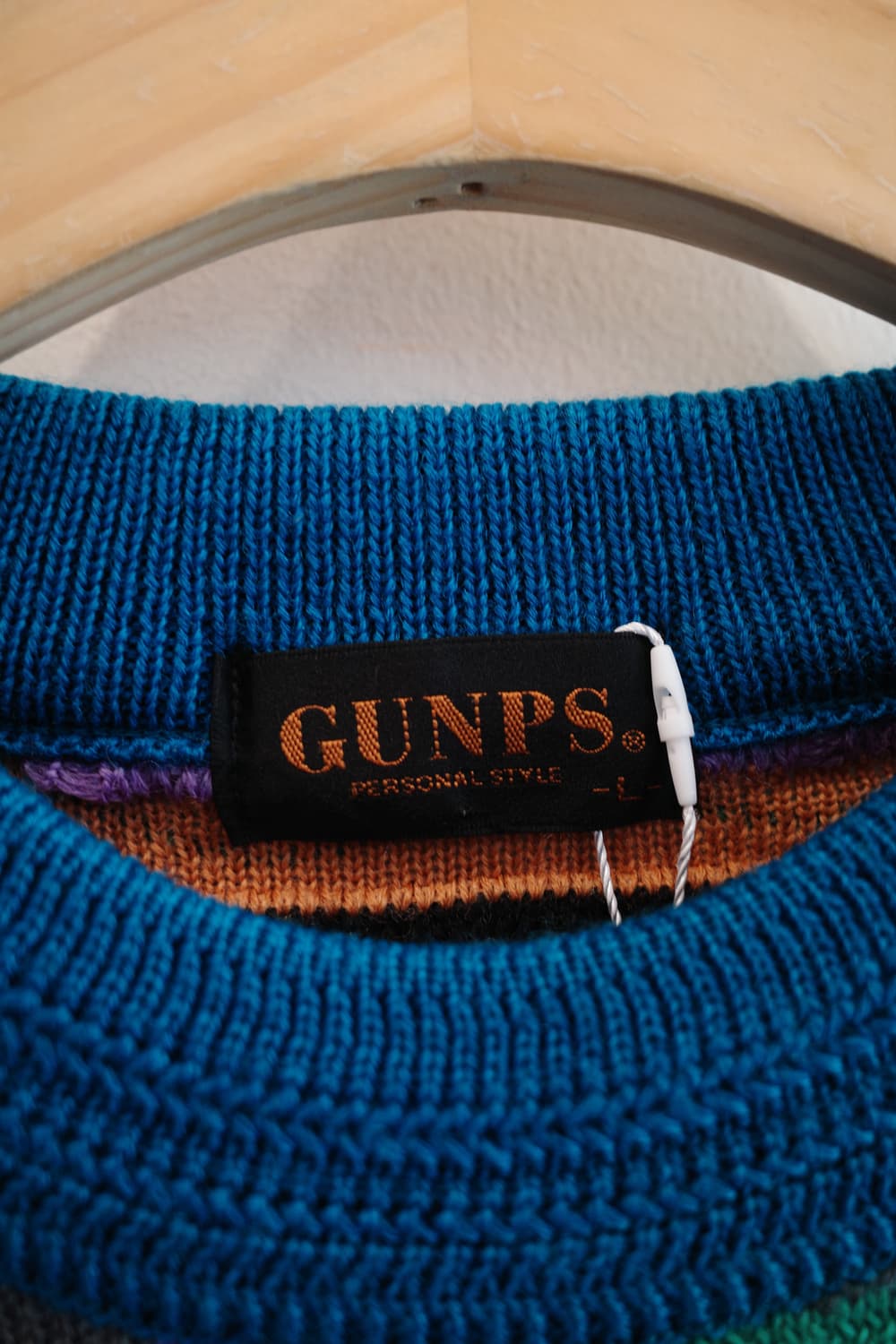 Japan brand 유니크 패턴 울 니트 상품이미지3