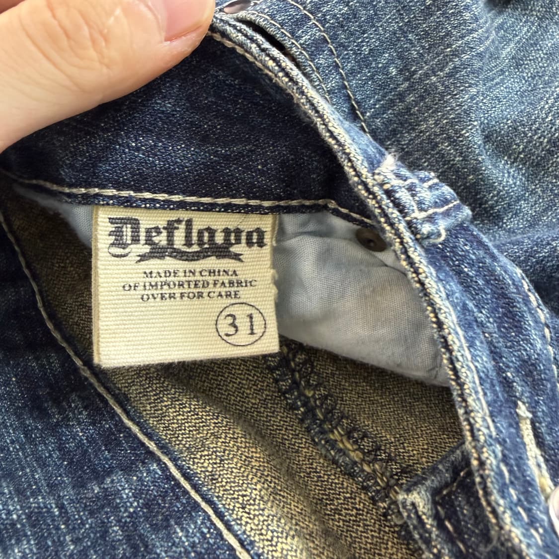 Deflava 데미지 데님 팬츠 상품이미지8