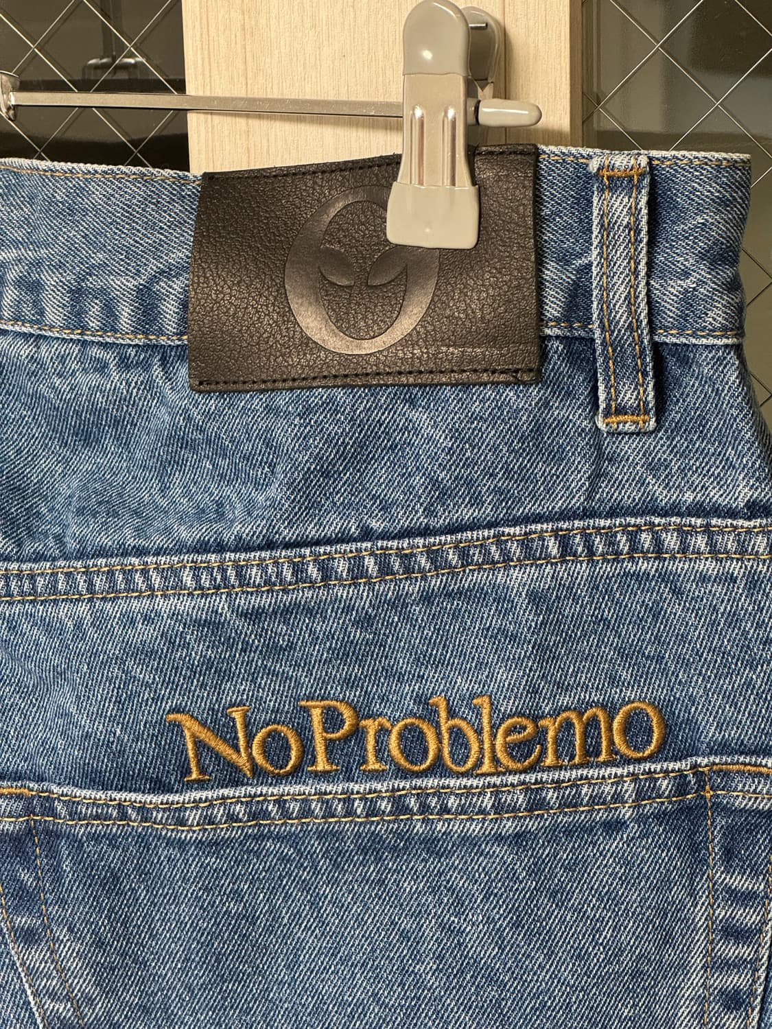 [32] No problemo 배기 데님 진  상품이미지5
