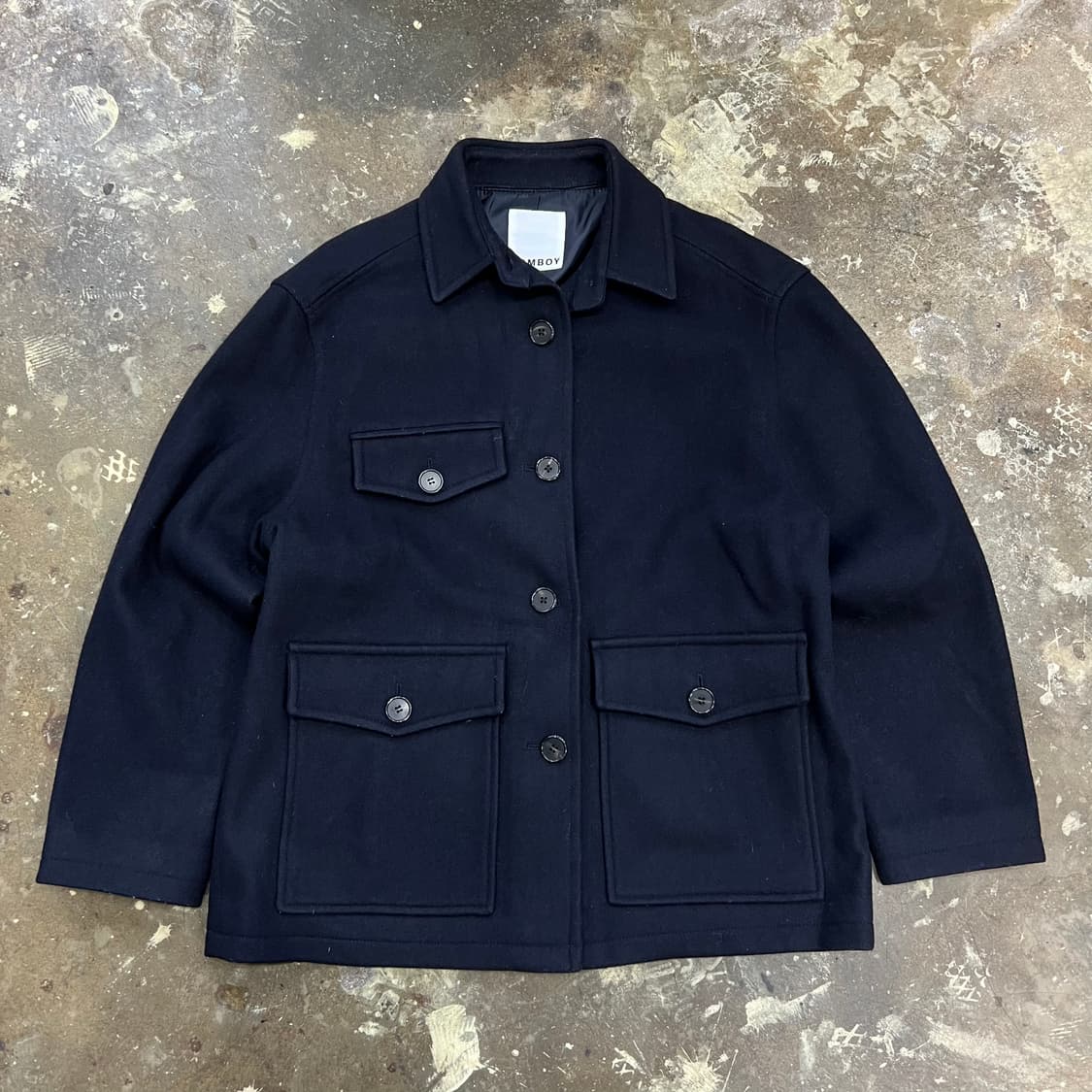 F) 톰보이 모직 자켓 마이 상품이미지1