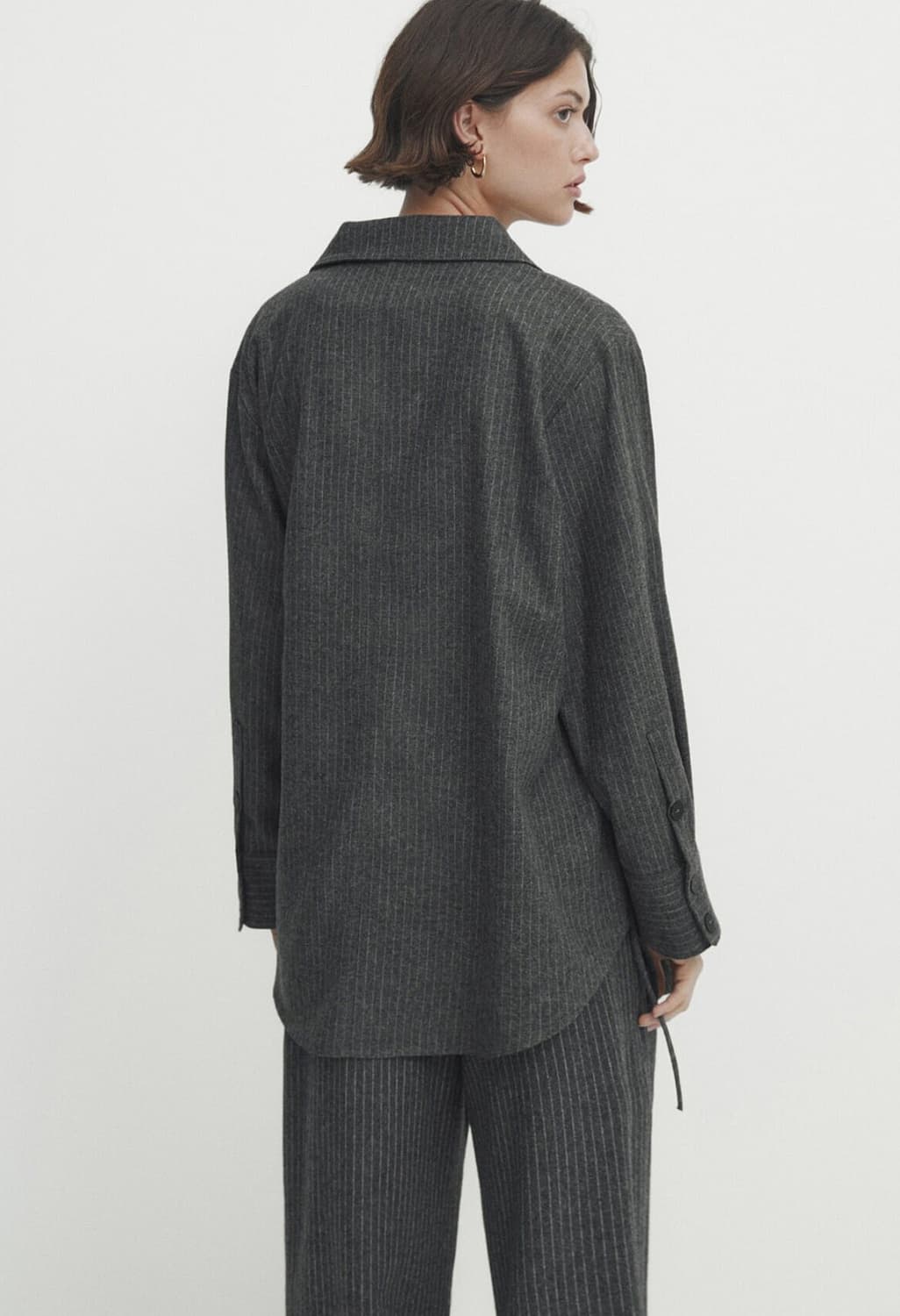 여성 스트라이프 랩 자켓  상품이미지3