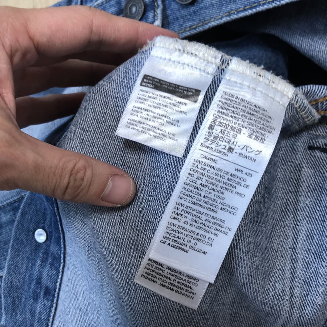 (L) 리바이스 Levi's 72334 연청 데님 자켓 상품이미지7