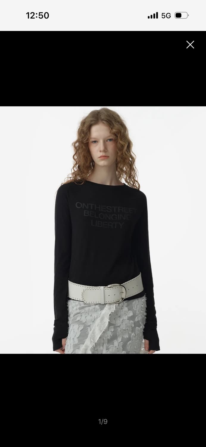 밀로우먼 홀 래글런 티셔츠 상품이미지1