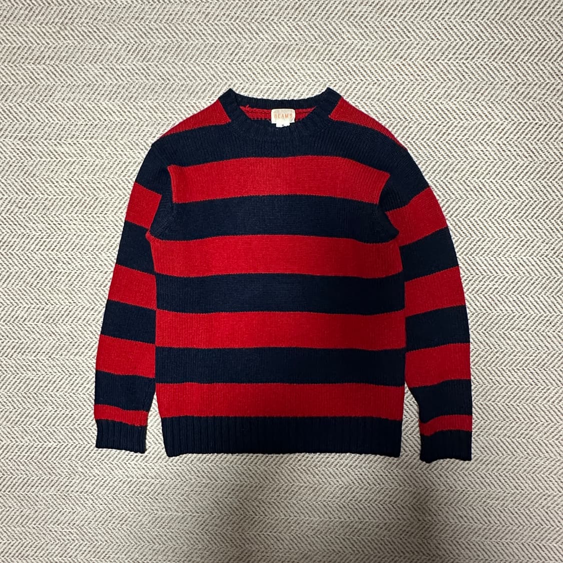 BEAMS wool knit sweater 상품이미지1