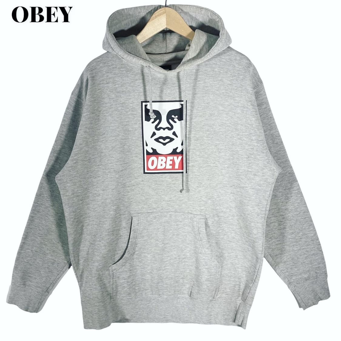 Obey Face Big Logo Hoodie 상품이미지1