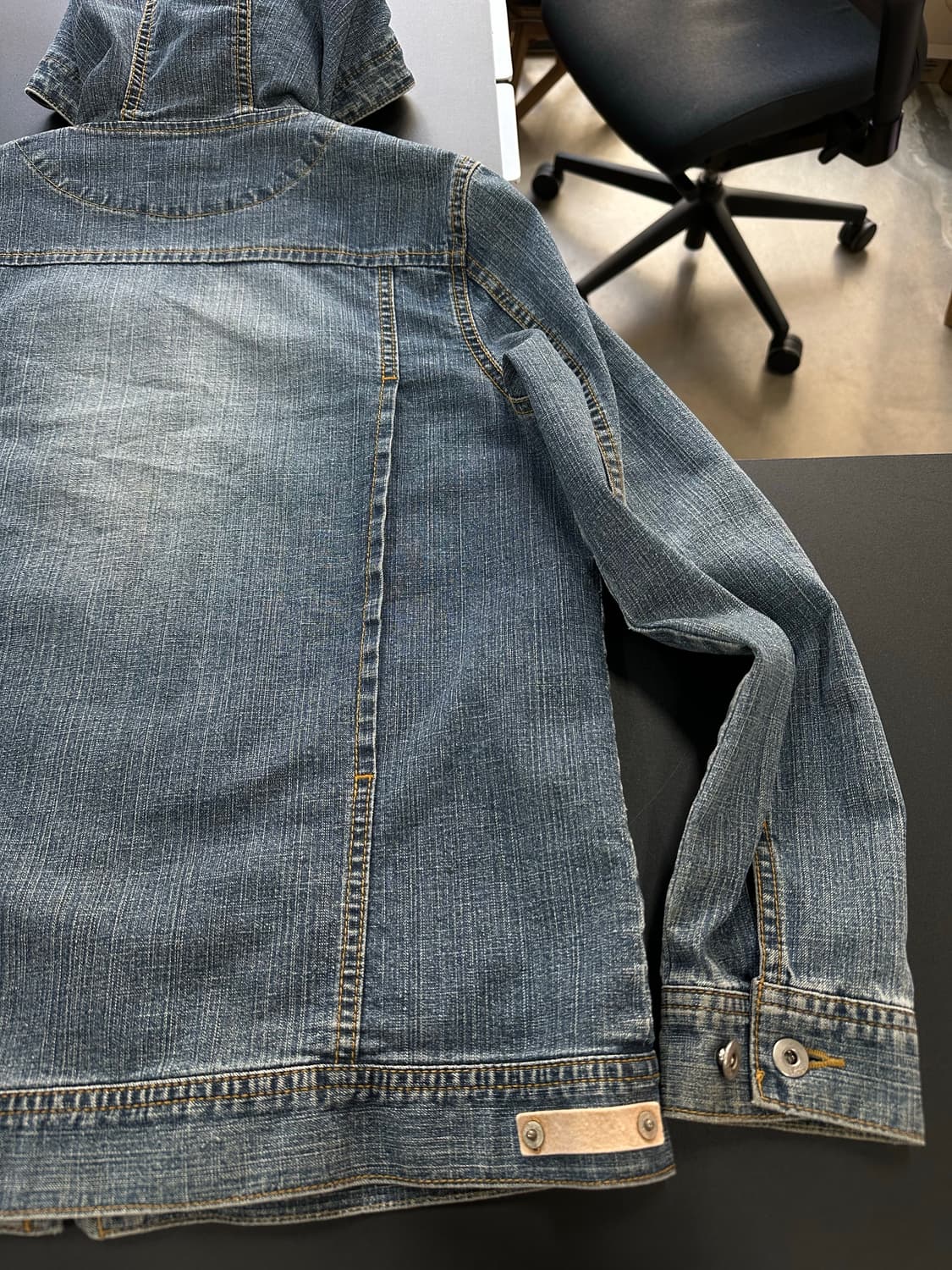 Lee 포켓 워시드 후드 데님자켓 상품이미지6