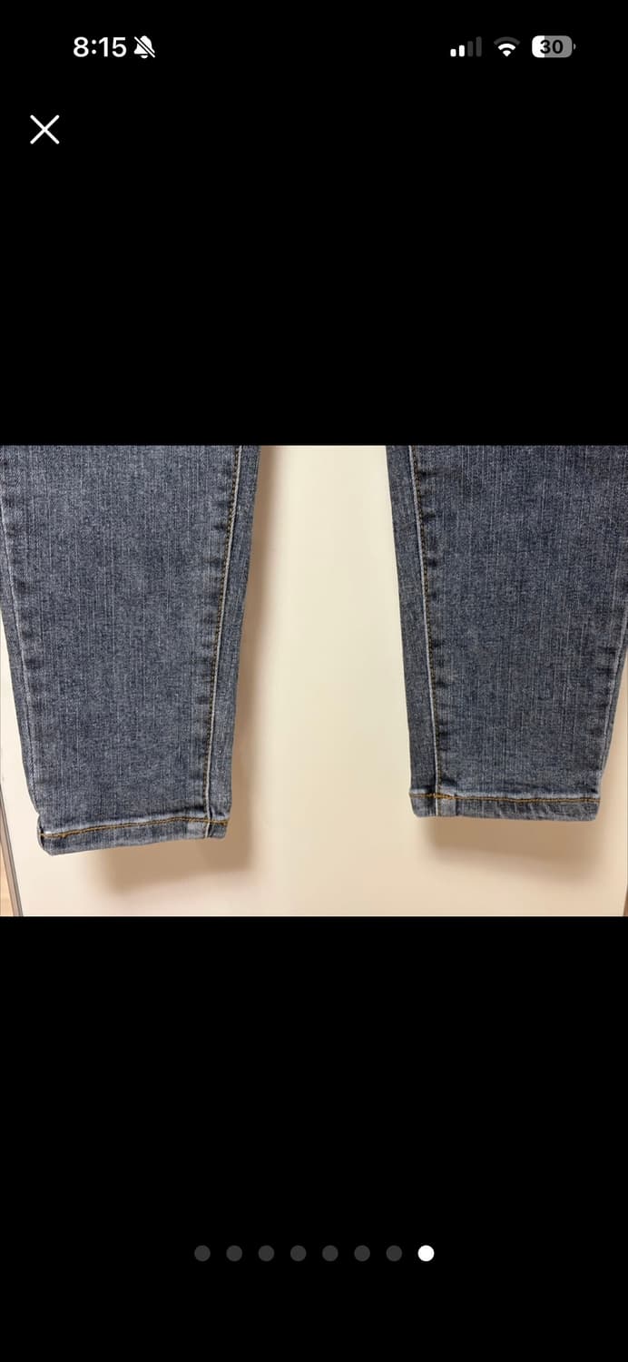 미니포에 먼트 스키니 데님팬츠 XS 새상품 메이드 스키니진 상품이미지9