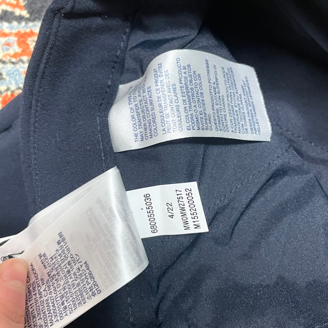 타미힐피거 네이비 밴딩슬랙스 팬츠 남성36/32 상품이미지5