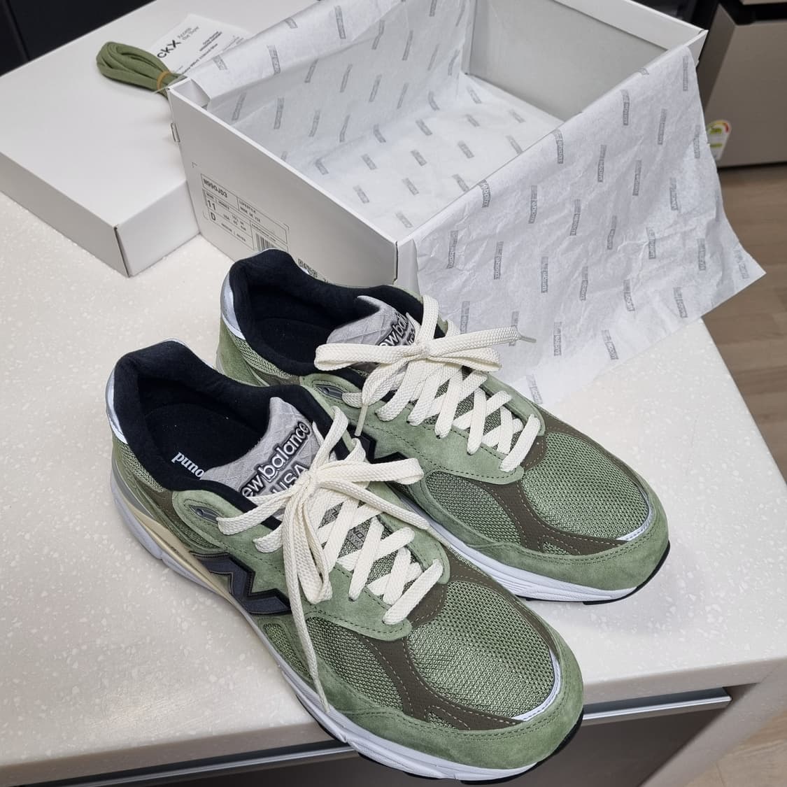 뉴발란스 990v3 올리브 자운드 [290] 상품이미지7