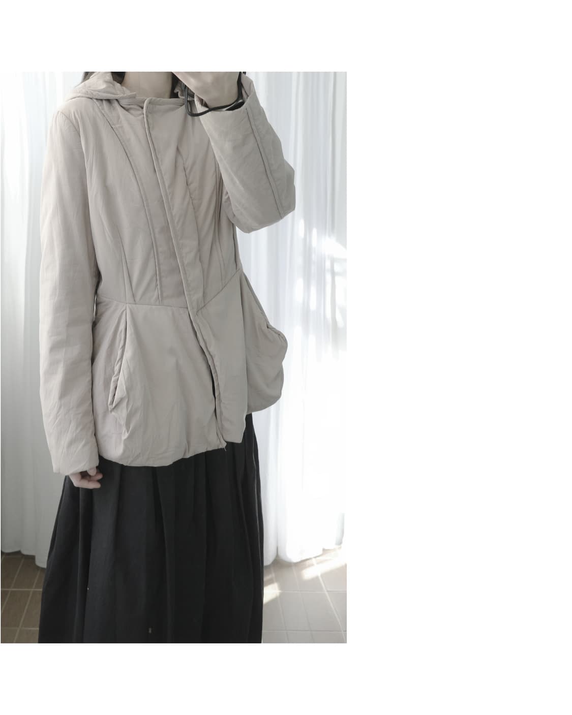 JNBY begie jacket 상품이미지5