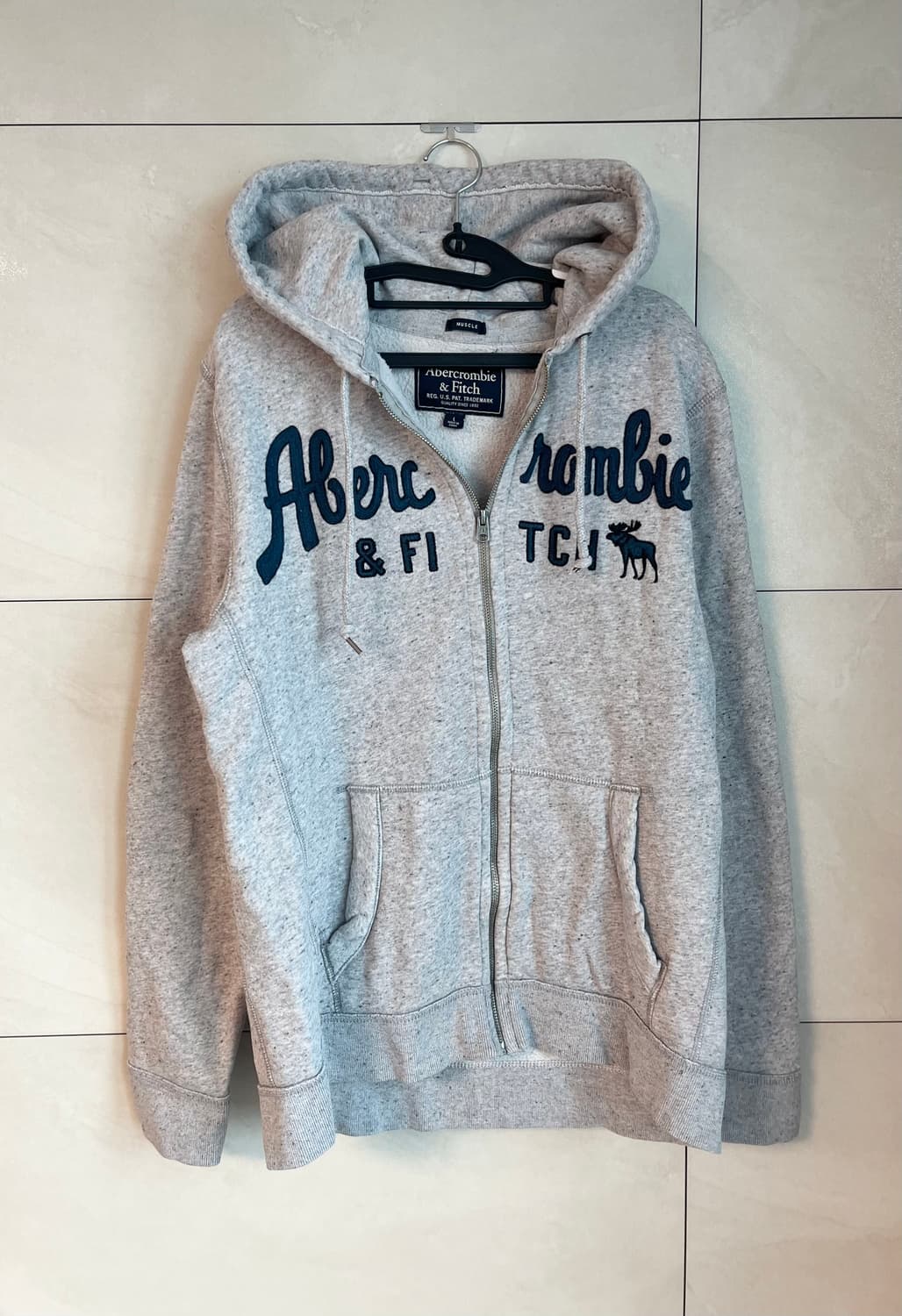 아베크롬비 순록 후드집업 그레이 (L size)  상품이미지4