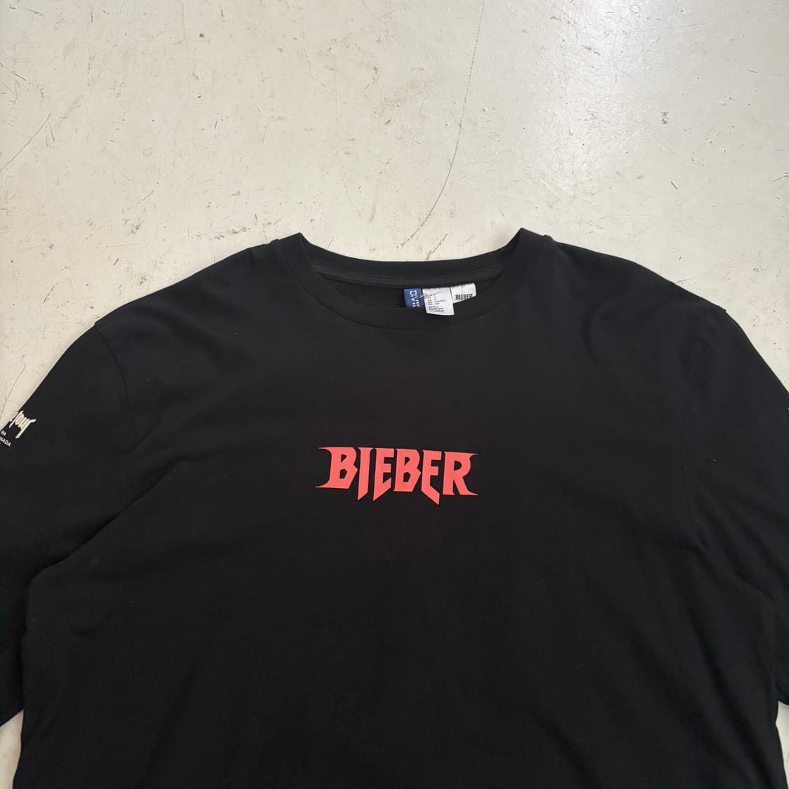 저스틴비버 2016 PURPOSE TOUR 롱슬리브 S 상품이미지3