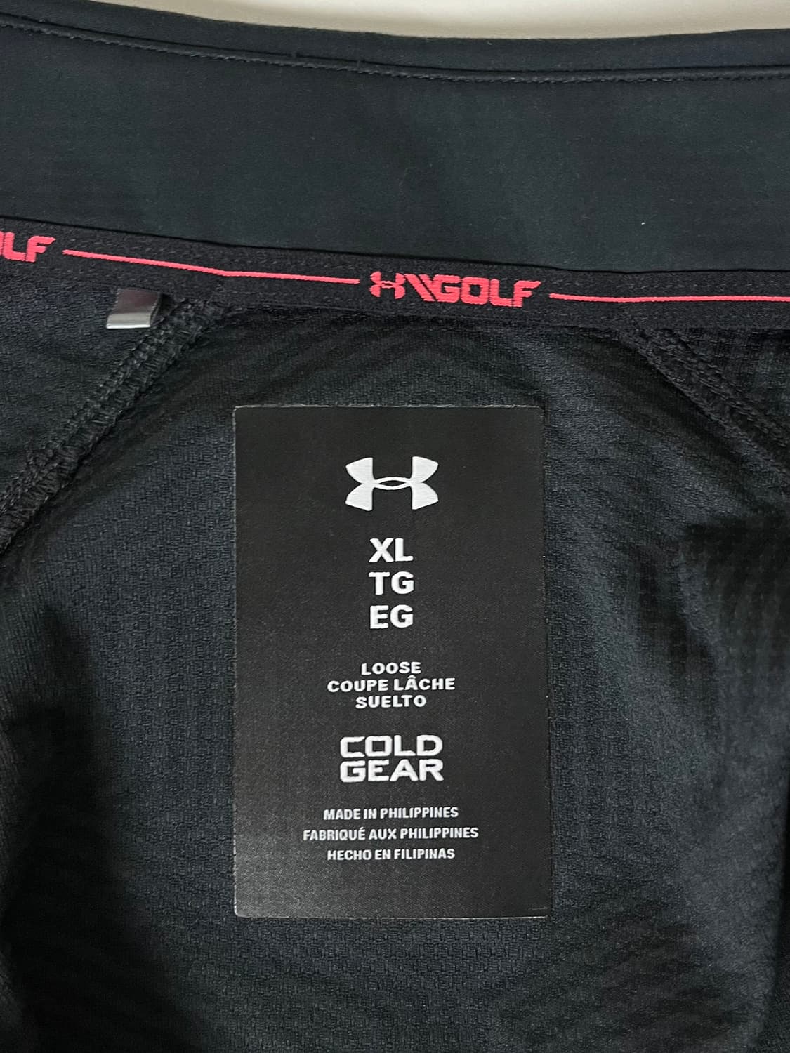 XL) 언더아머 콜드기어 기능성 집업 자켓 블랙 상품이미지4