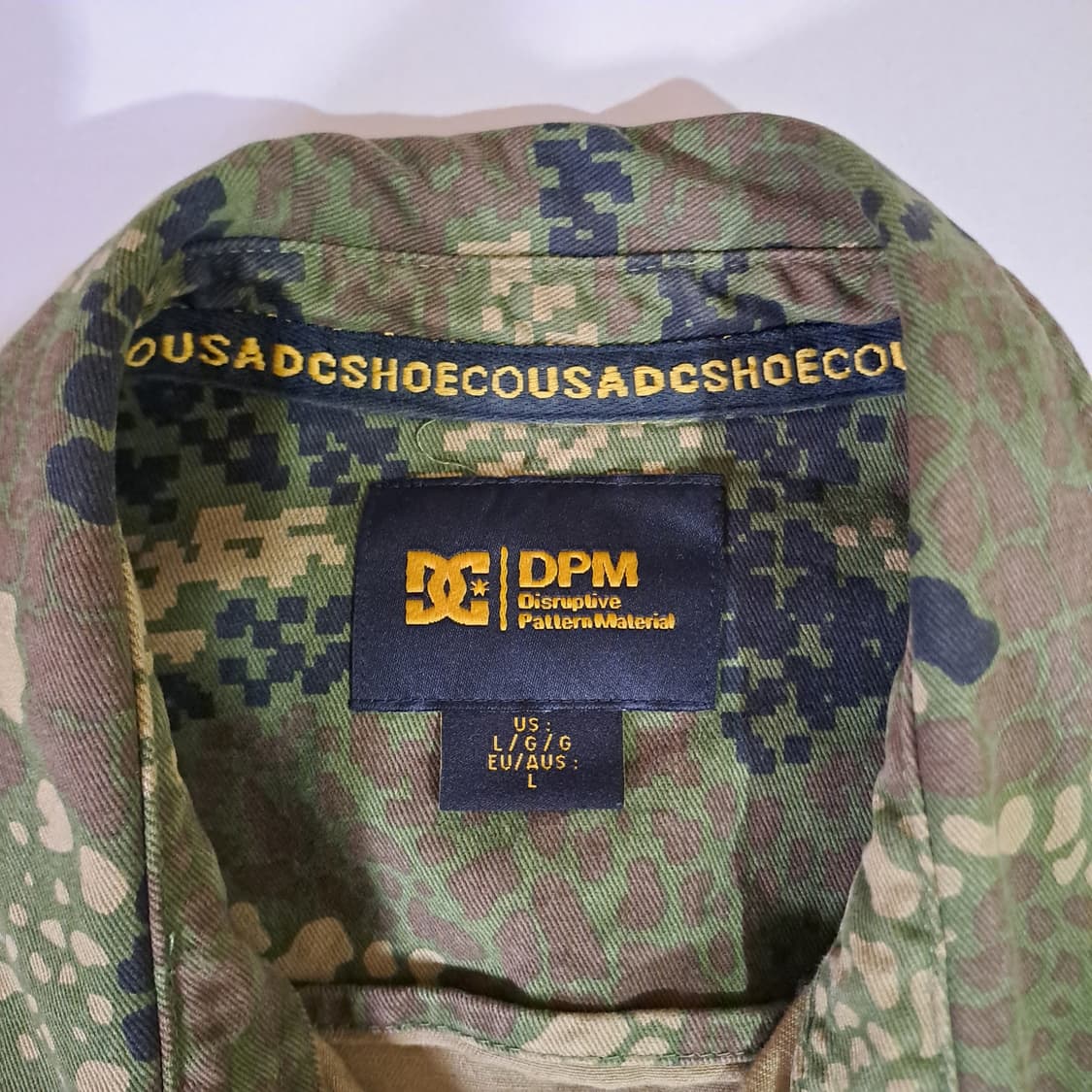 (택포) DC 디지털 카모 아우터 셔츠 105-110 C95 상품이미지8