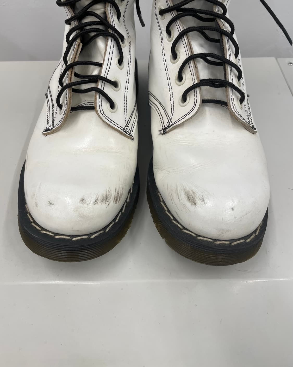 [250] 조지콕스 x 히스테릭글래머 화이트 롱 부츠 상품이미지4