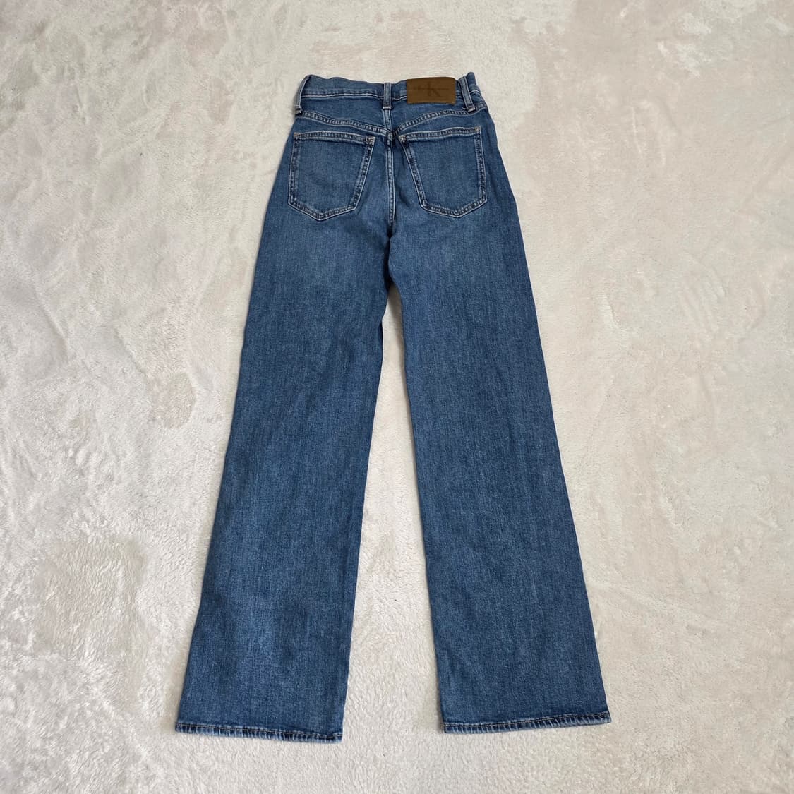 (24)여성 캘빈클라인 하이웨스트 와이드 데님 팬츠 상품이미지3