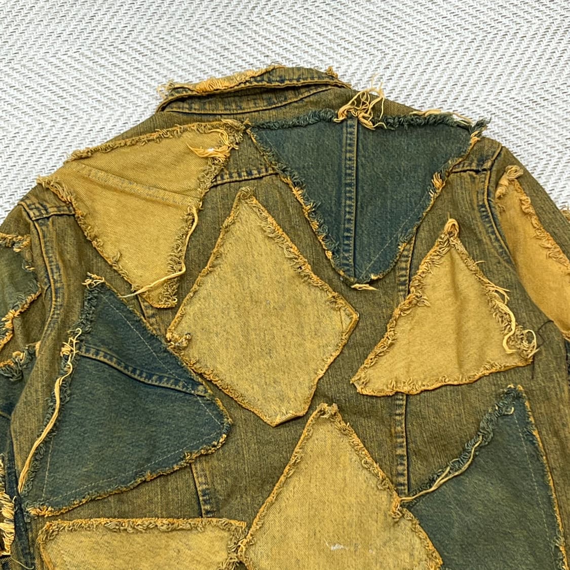 빈티지 워싱 컷오프 데님 자켓 r3137 상품이미지4